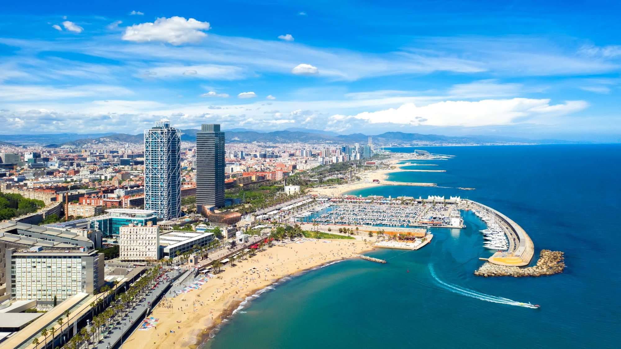 Fotobehang Kust van Barcelona en Middellandse Zee - Afbeelding 2