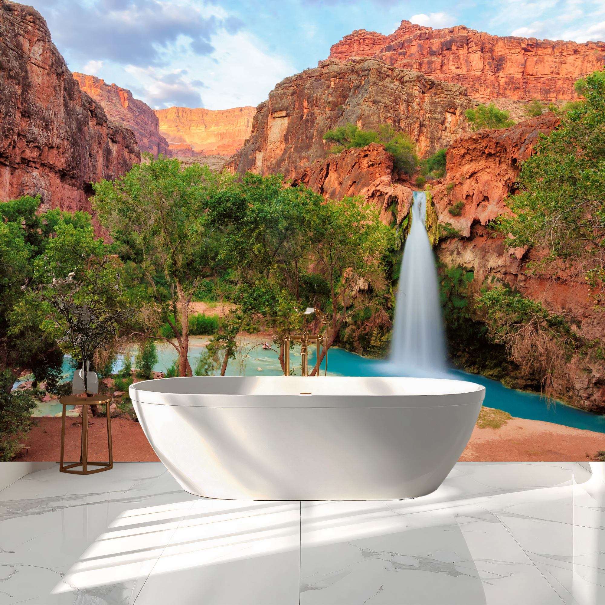 Fotobehang Waterval in Grand Canyon Oase