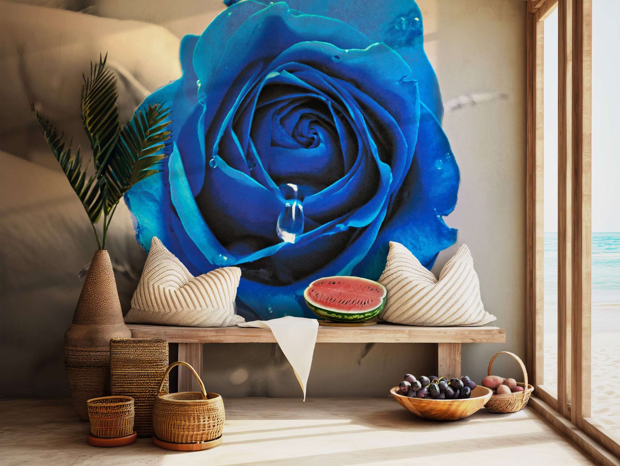 Fotobehang Tijdloze Blauwe Perfectie