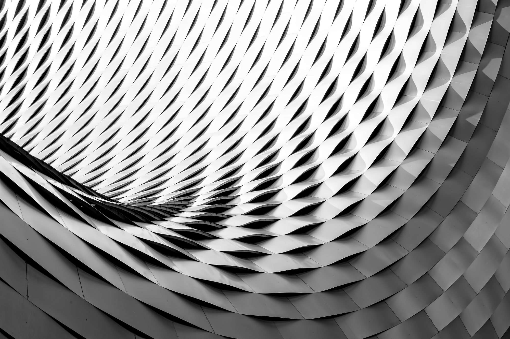 Fotobehang Abstracte Zwart-Wit Structuur Patronen - Afbeelding 2