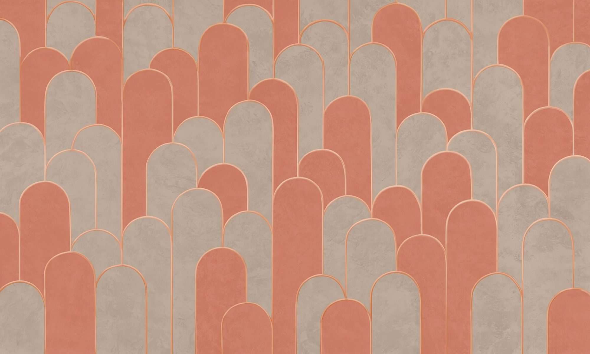 Fotobehang Terracotta Boho Bogen - Afbeelding 2